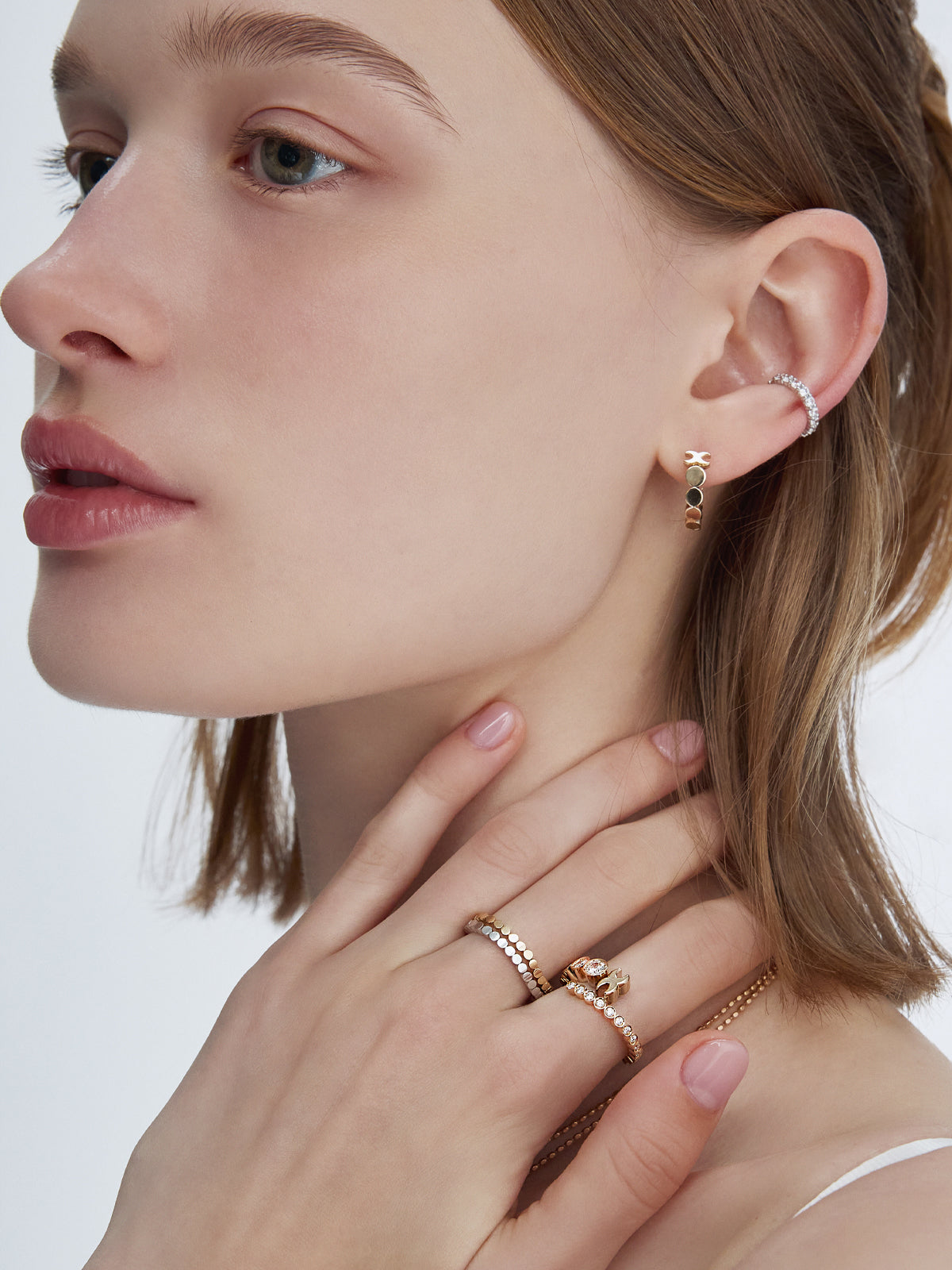 [G][14K] CIRCLE HOOPS
