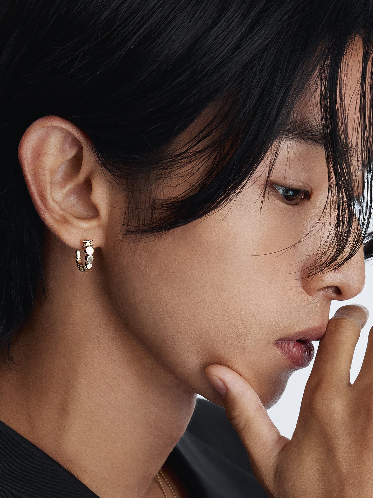 [G][14K] CIRCLE HOOPS