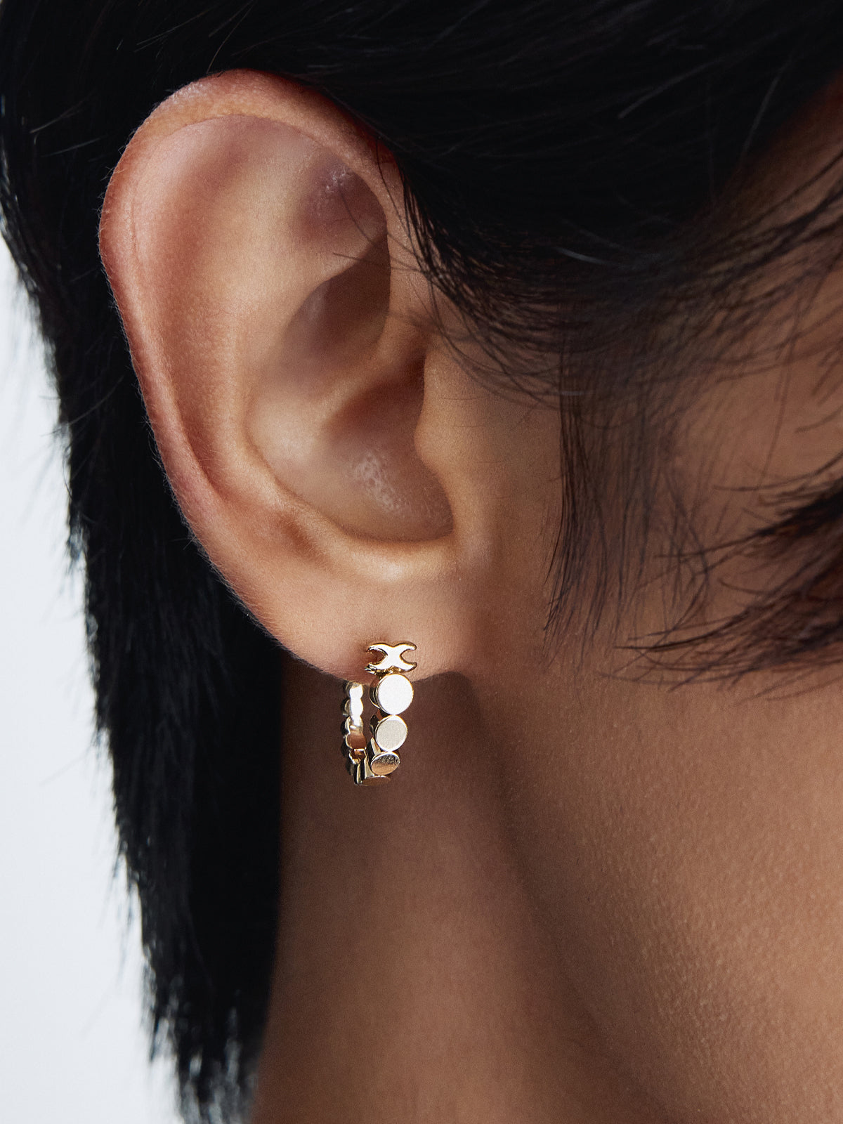 [G][14K] CIRCLE HOOPS